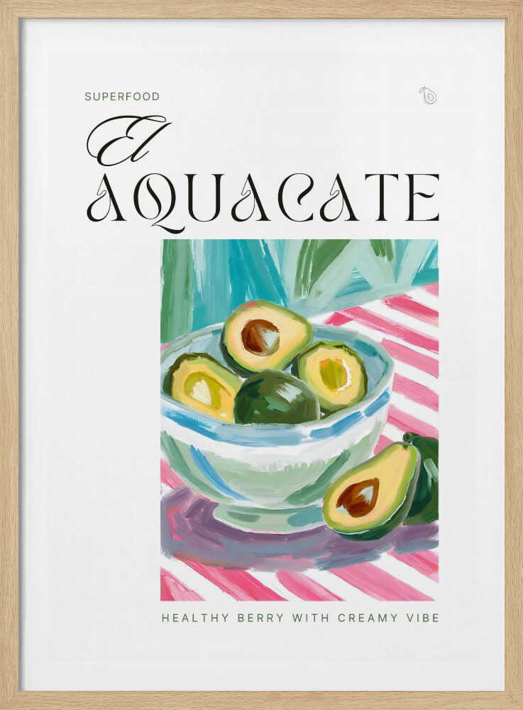 El Aquacate L'avocat | Affiche