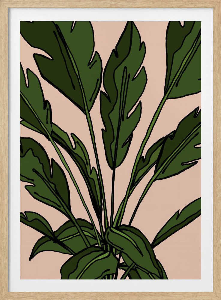 Tropische Blätter Kunst | Poster