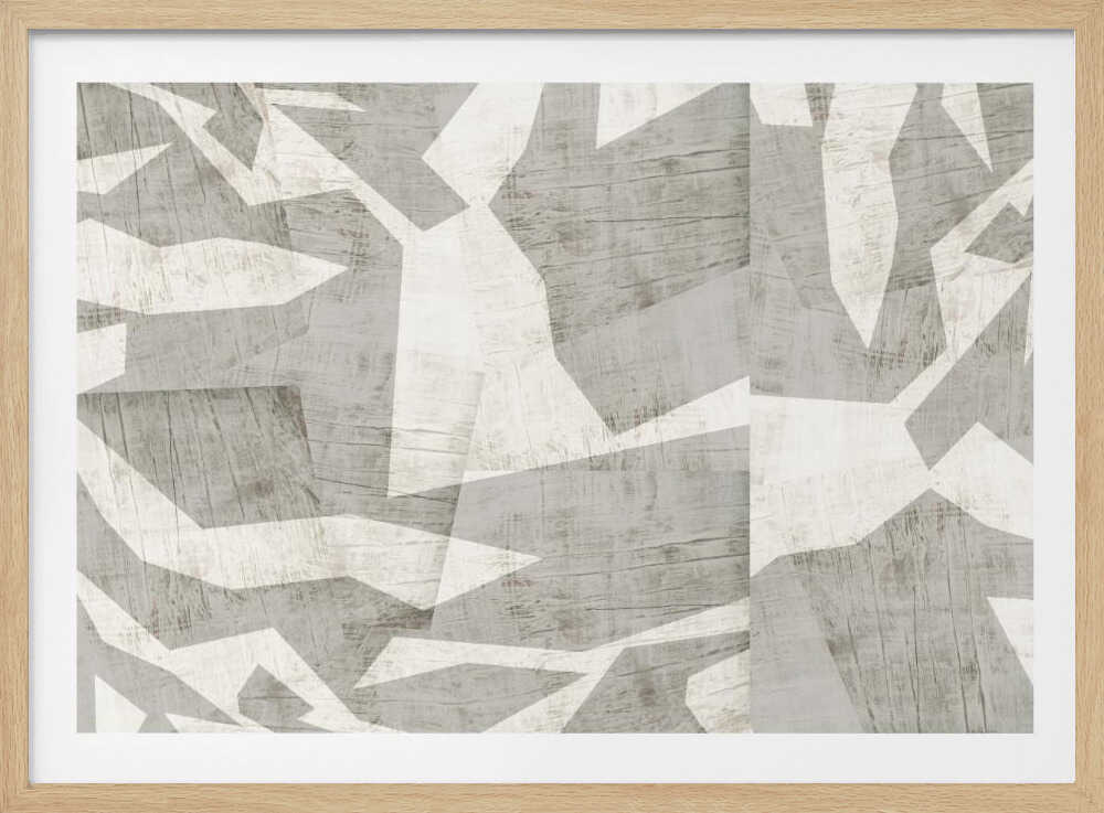 Geometrische Muster mit strukturierter Oberfläche | Poster