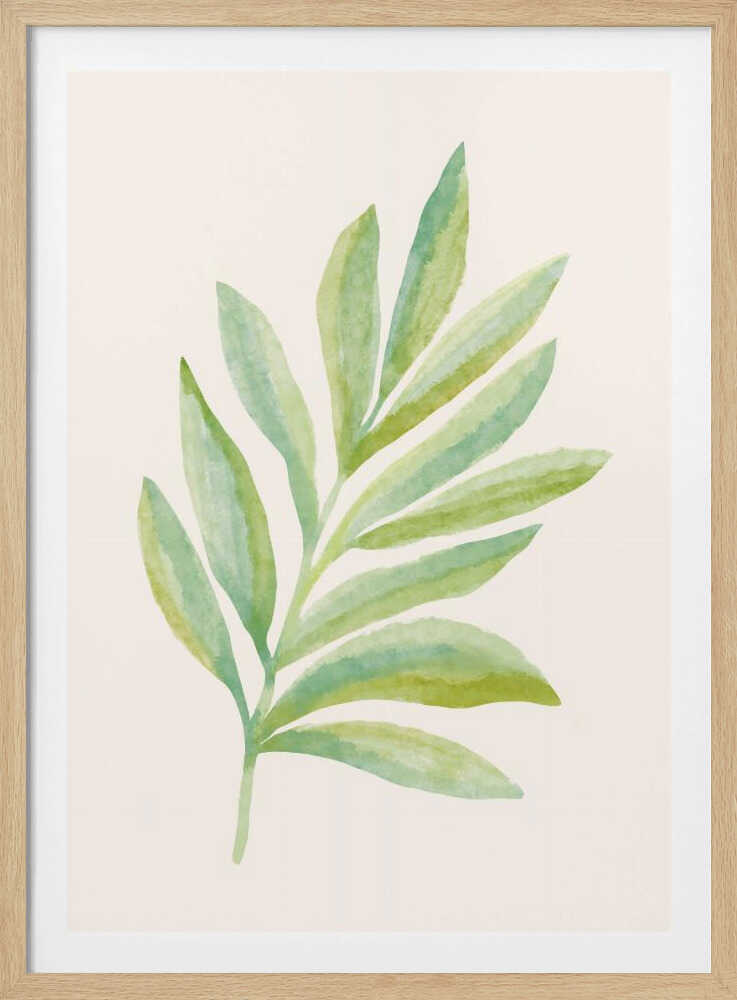 Fougère aquarelle | Affiche