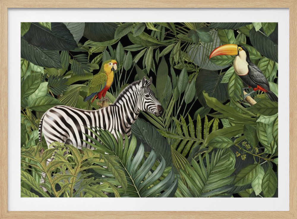 Zebra and Friends | Poster