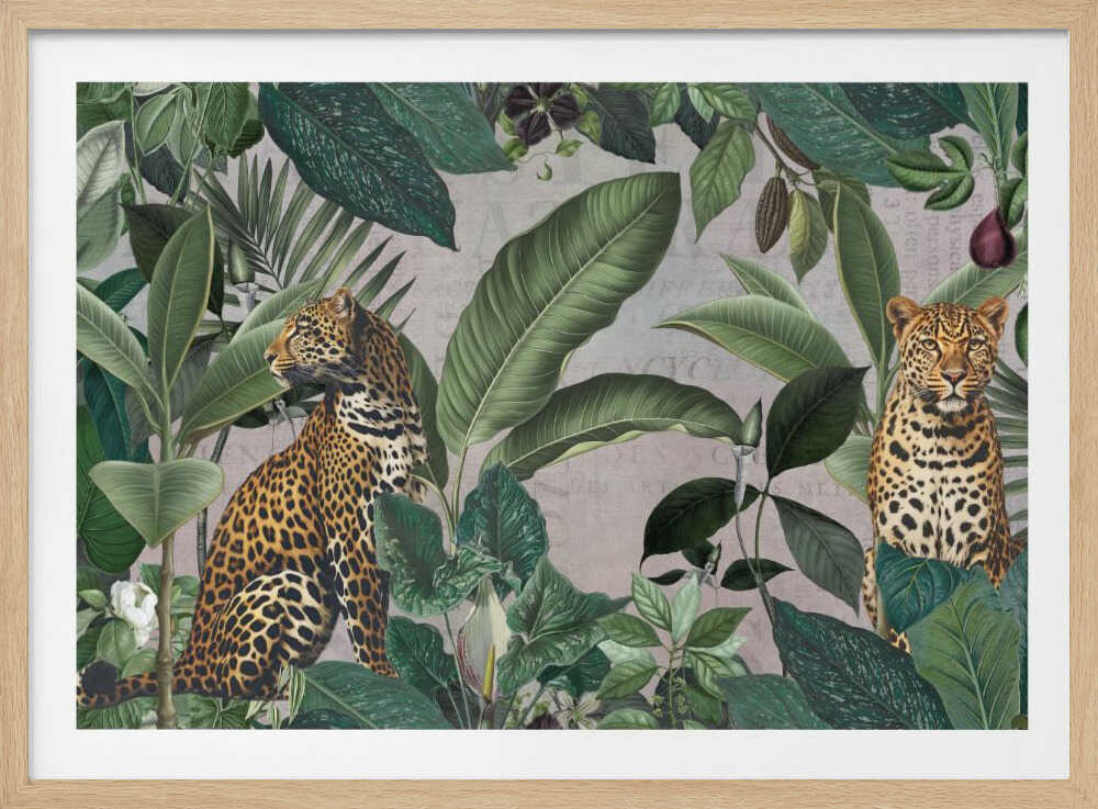 Guépard sauvage dans la jungle | Affiche