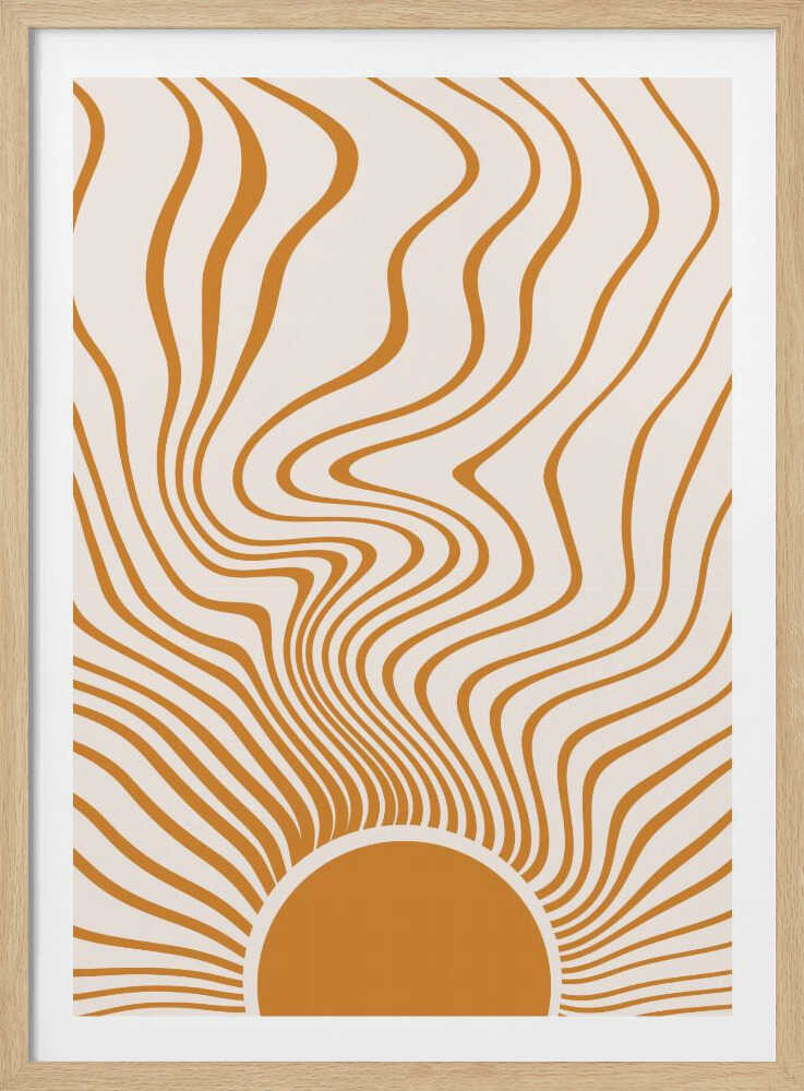 Lumière courbée | Affiche