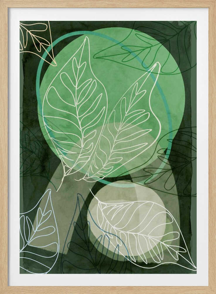 Mondlichtblätter | Poster