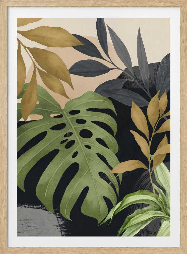 Blattreiche Schichten | Poster