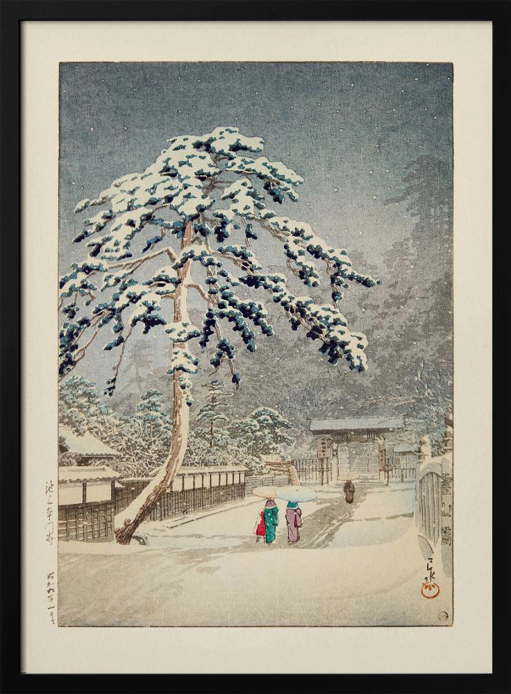 Ikegami Honmonji (honmon Temple, Ikegami) (1931) | Poster - Black Metal Frame Interior