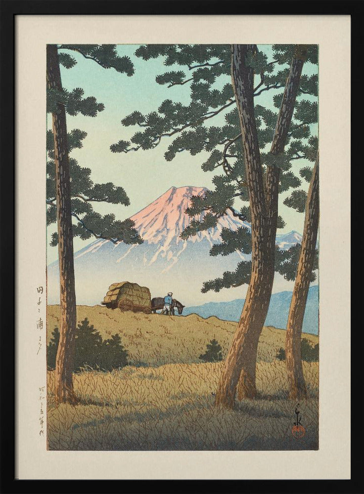 Tago No Ura No Yube (1940) | Poster - Black Metal Frame Interior