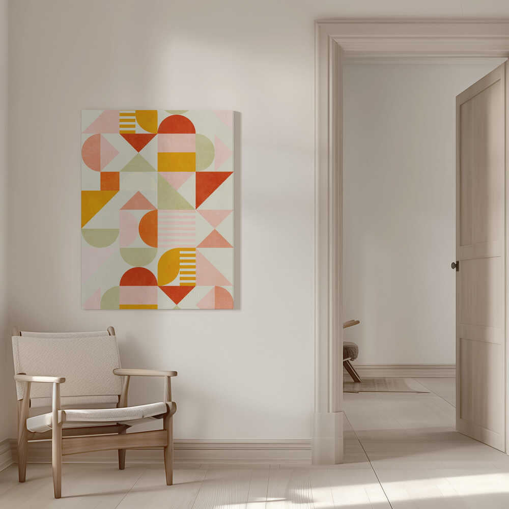 Bauhaus Pastel Ludique | Toile