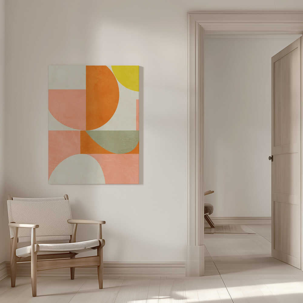 Summer Circles22 3 V | Canvas