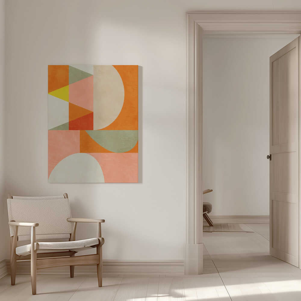 Summer Circles22 4 V | Canvas