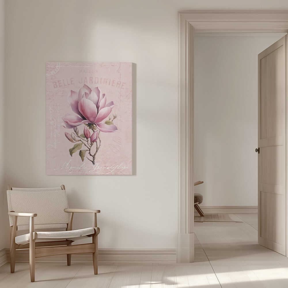 Magnolia Rose n° 2 | Toile