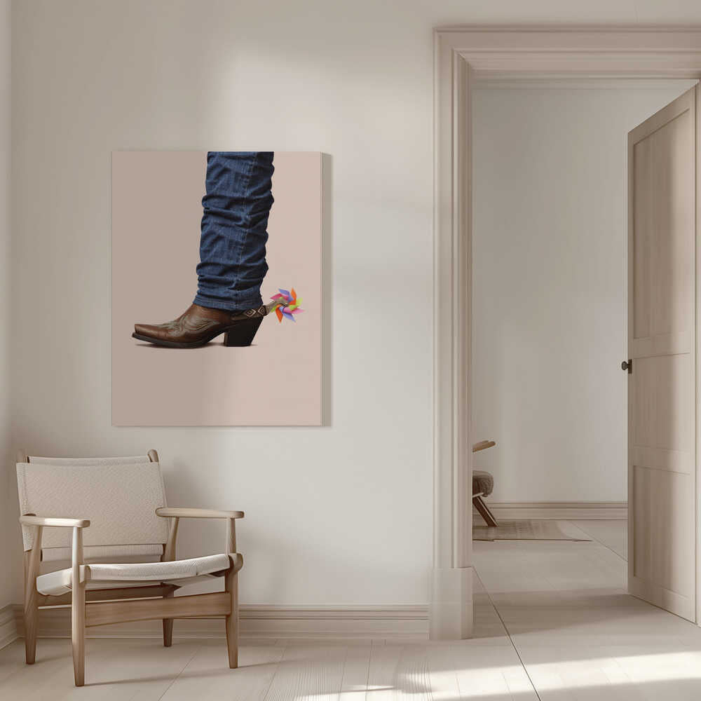 Cowboy pas sérieux | Toile