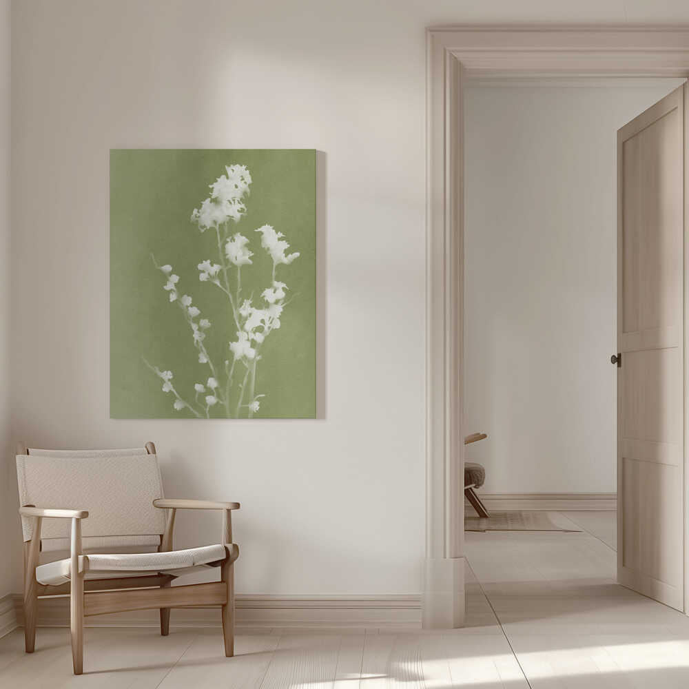 Monographie Fleurs vertes | Toile