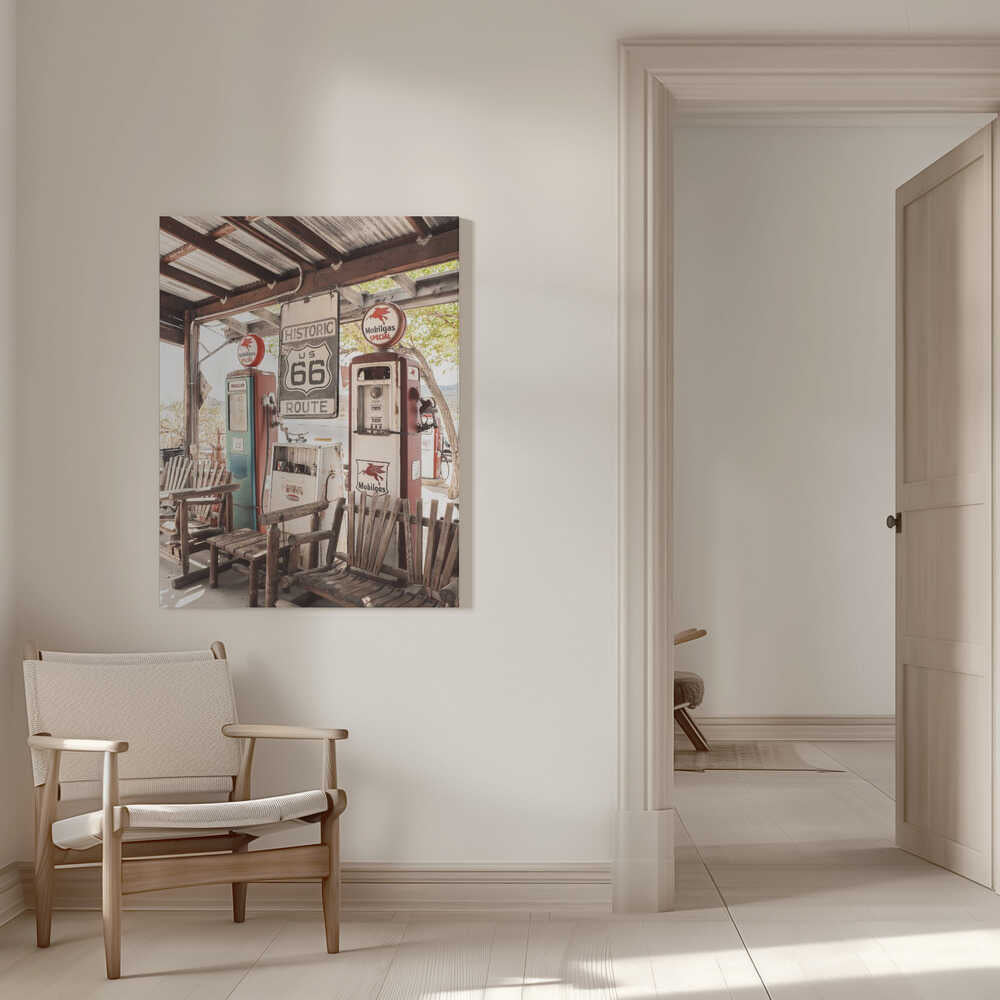 Route 66 Gas Station | Canvas