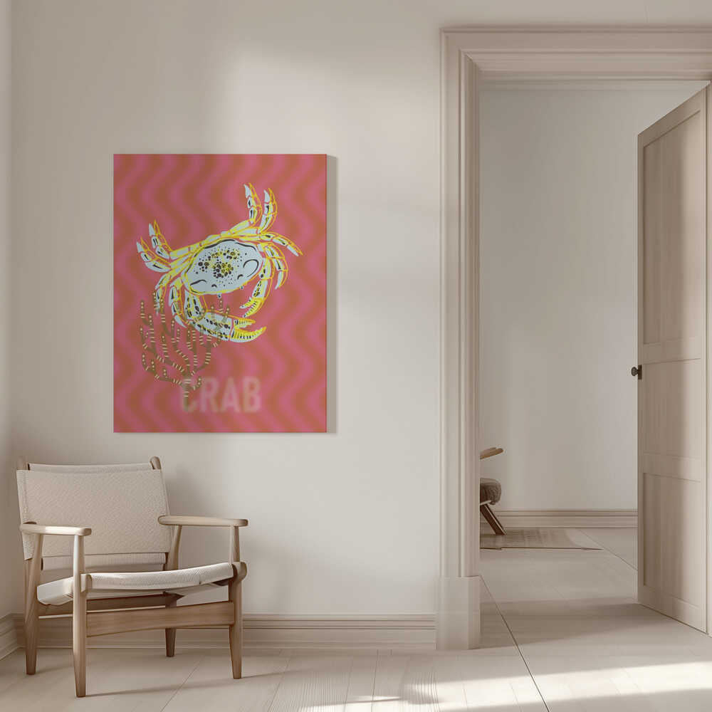 La joie du crabe de Neptune | Toile