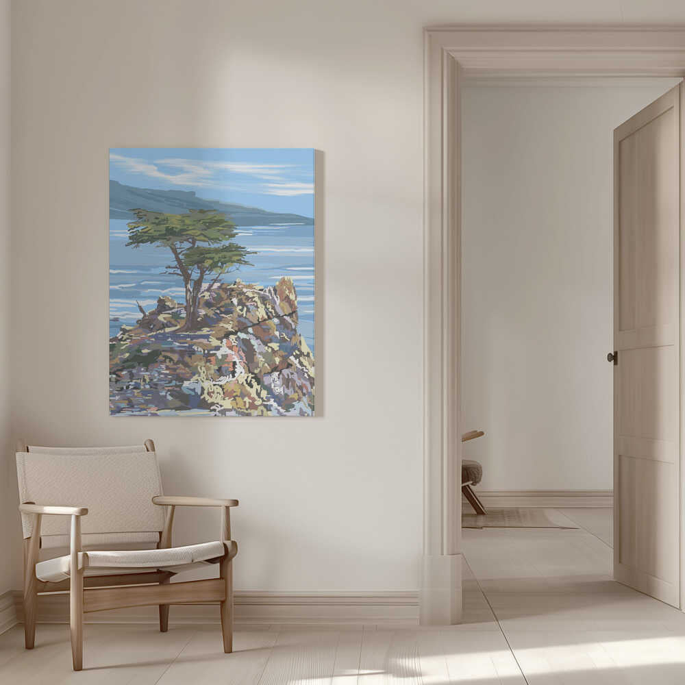 Sentinelle silencieuse, 17 Mile Drive, Californie | Toile