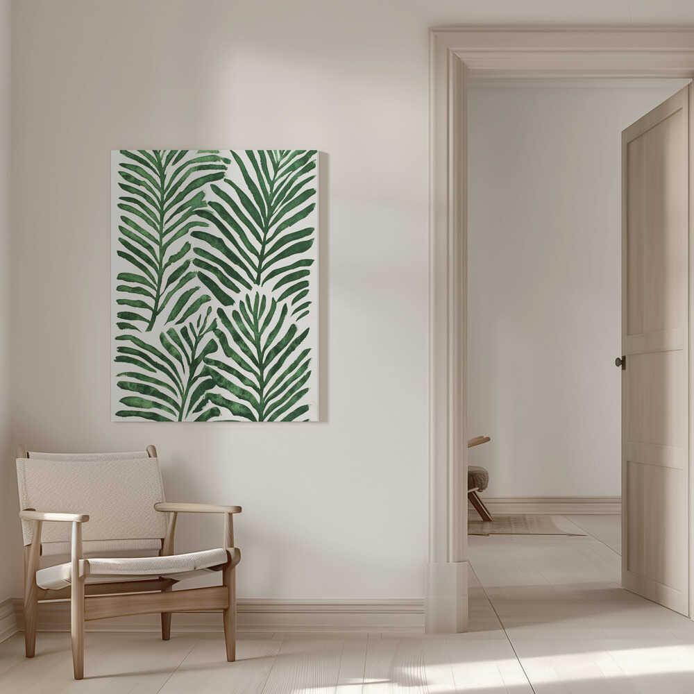 Grüne Wedel | Leinwand