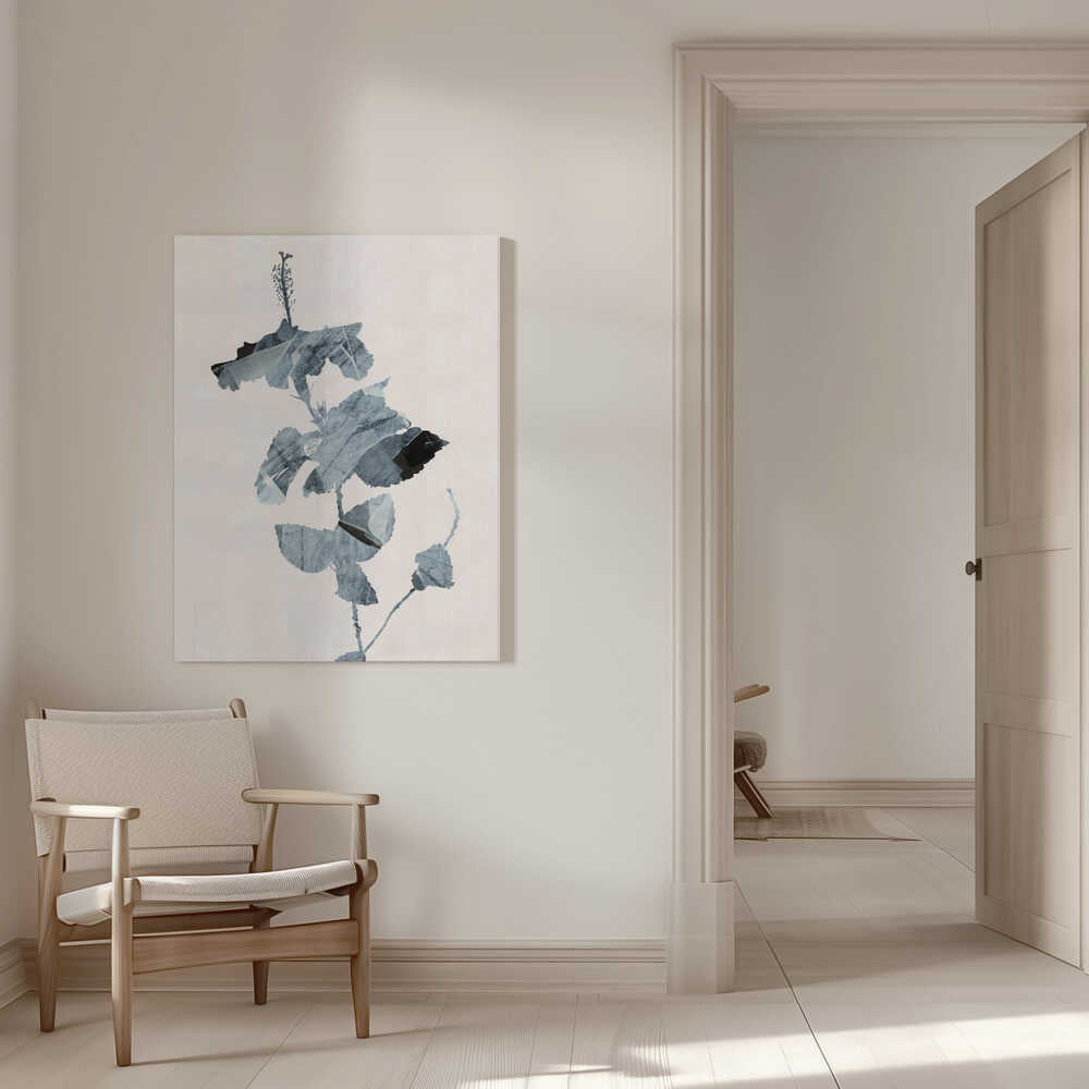 Botanische Silhouette Nr. 1 Kunstdruck | Leinwand