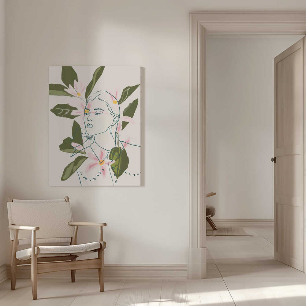 Reflets floraux | Toile