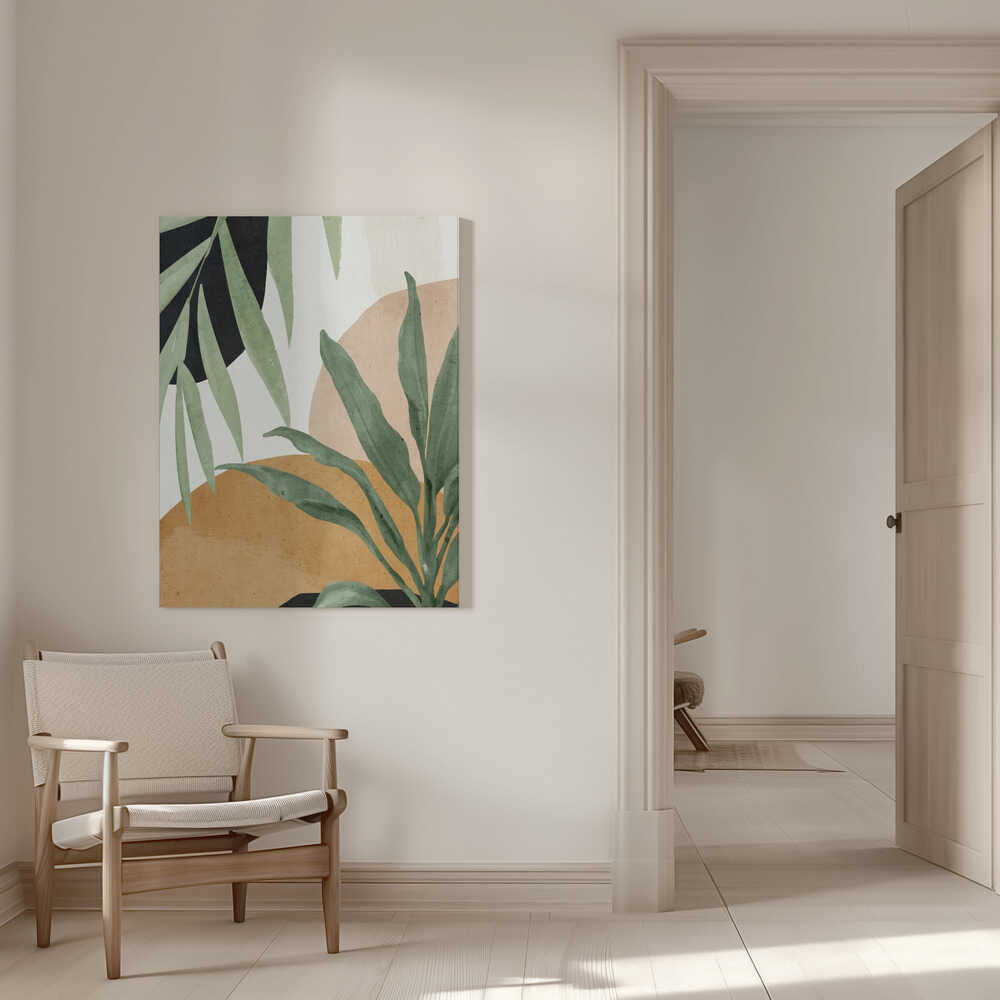 Abstract Art Tropical Leaves | Canvas