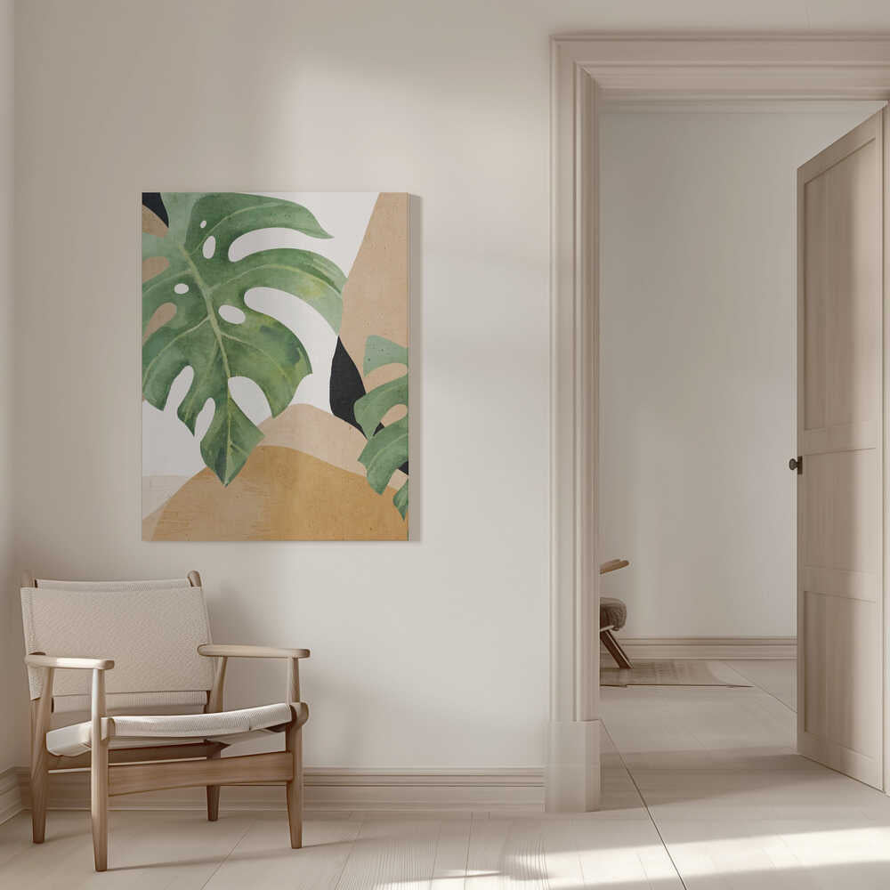 Abstract Art Tropical Leaves | Canvas