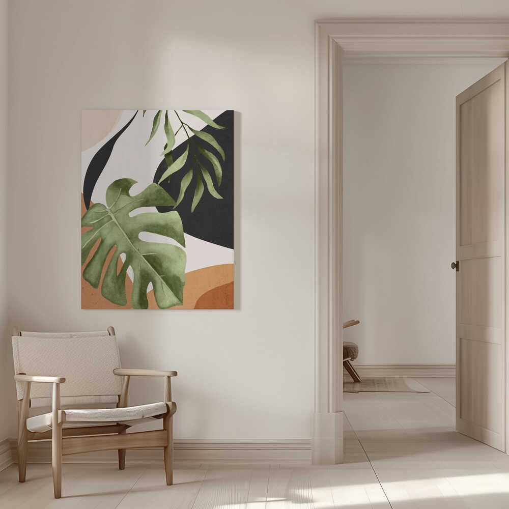 Abstract Art Tropical Leaves 23 | Canvas