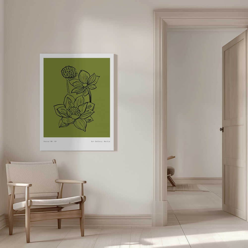 Botanische Ruhe | Leinwand