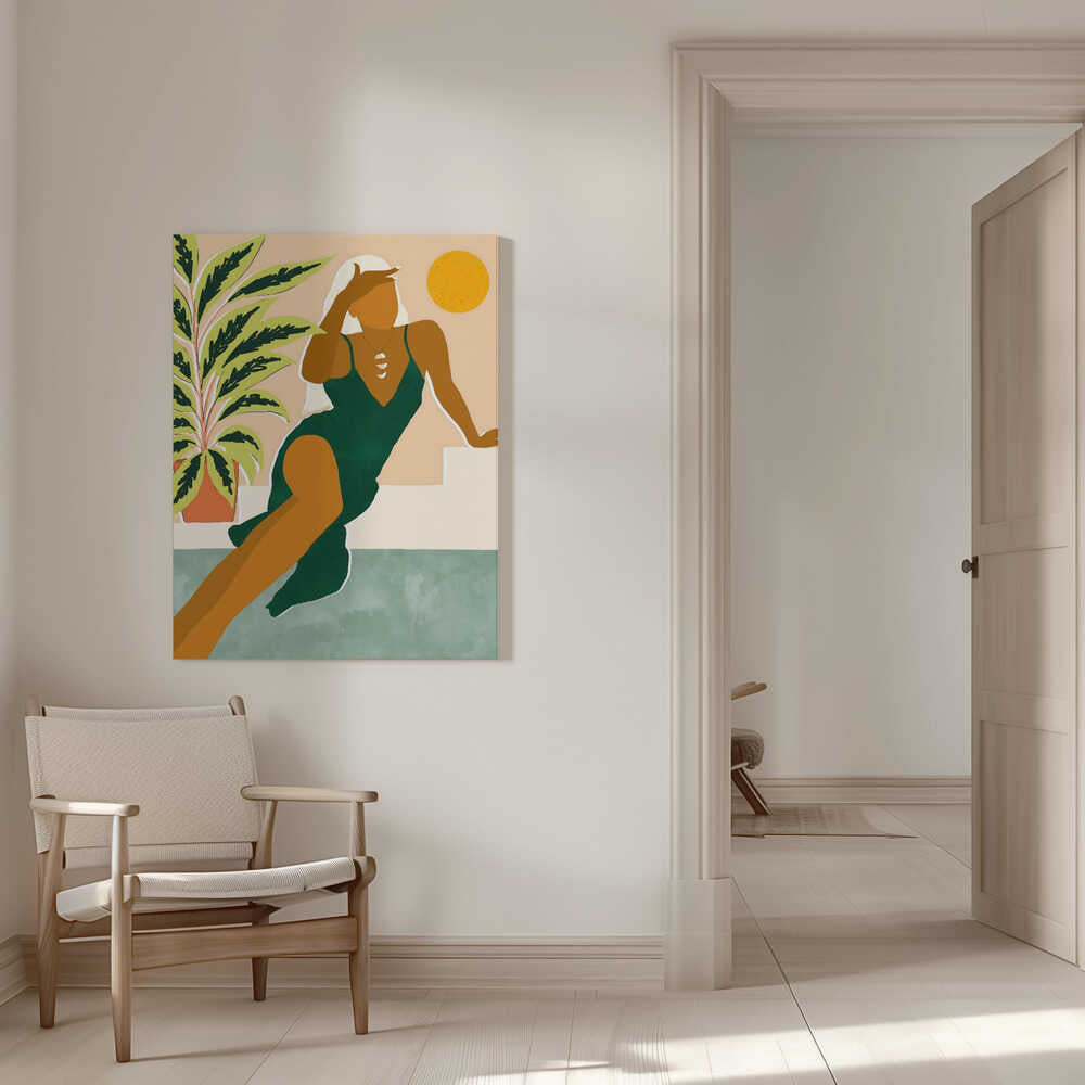 L'attente est longue, mais mon rêve de toi ne s'achève pas | Canvas