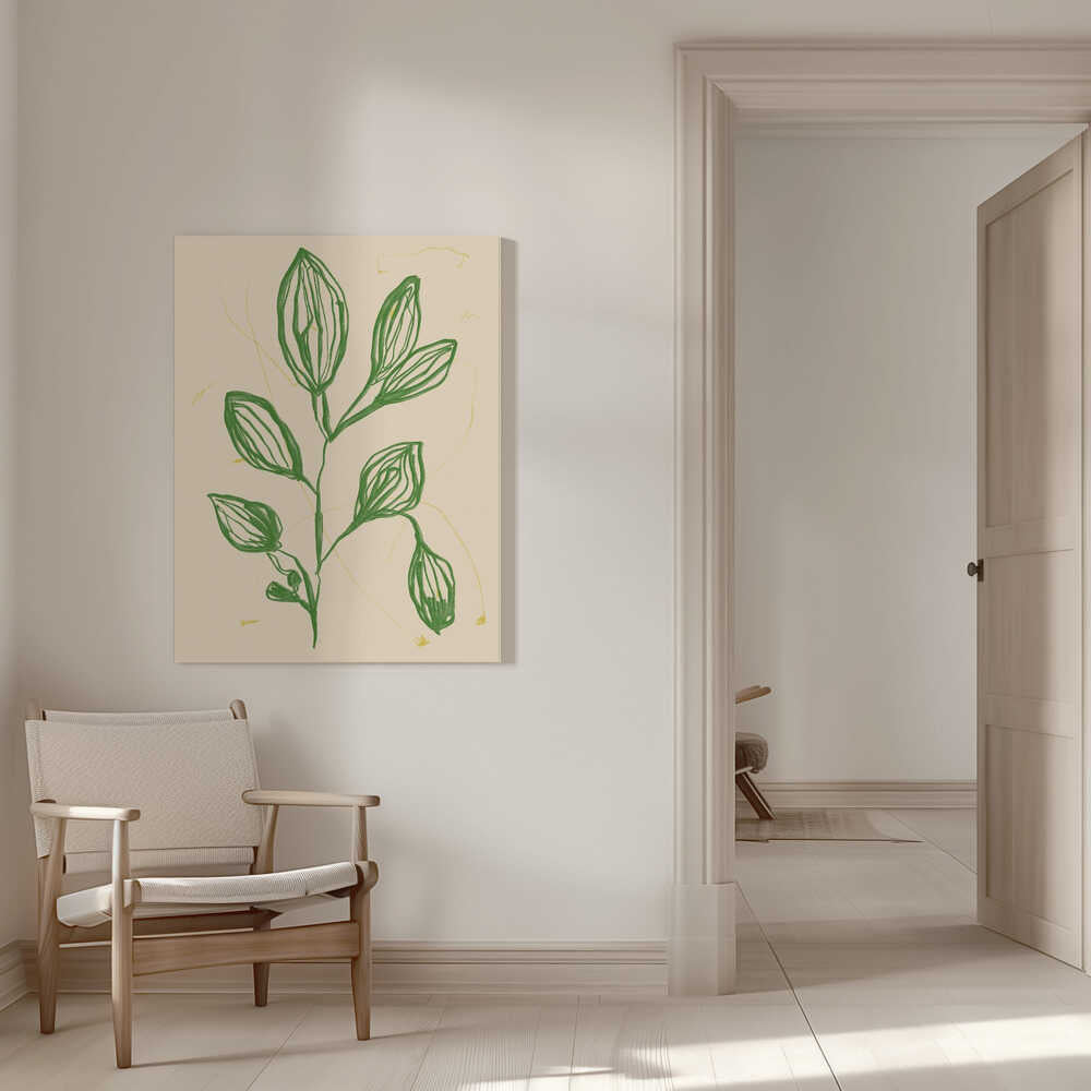 Blätter in Bewegung | Leinwand