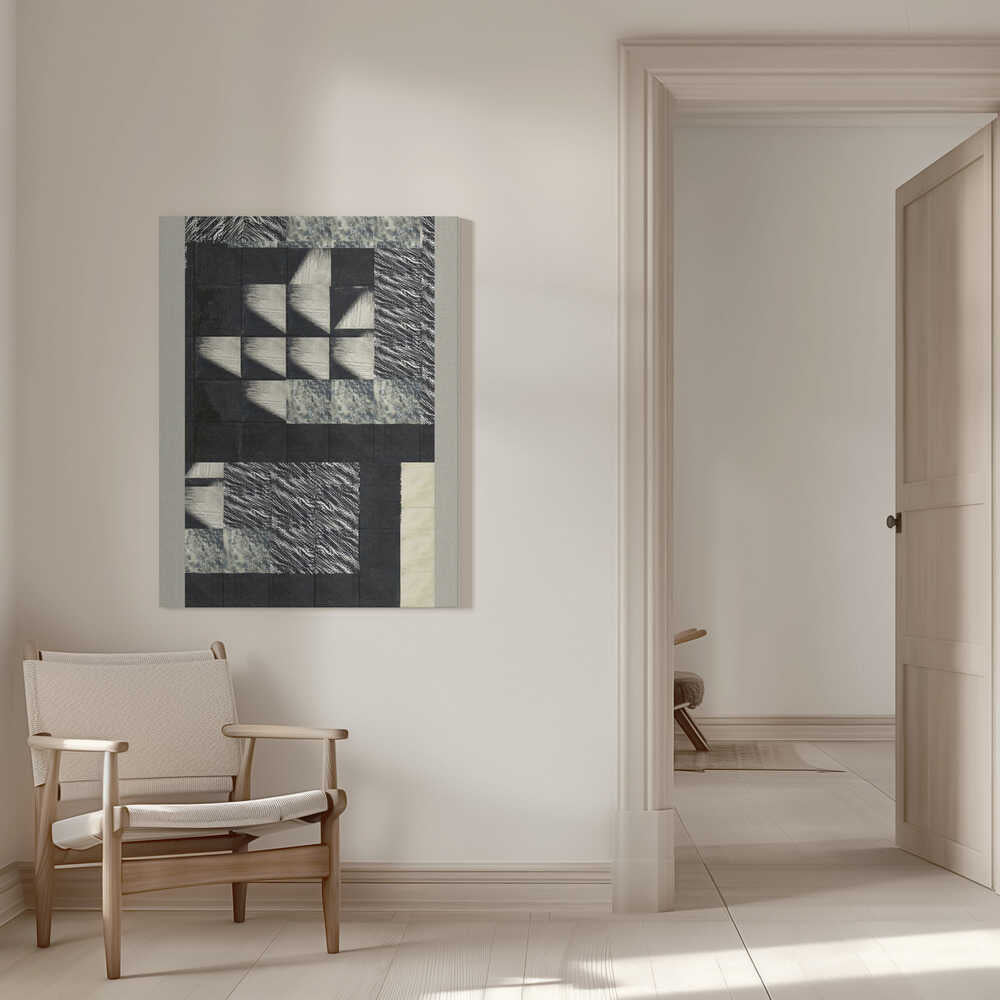 Motifs géométriques et carreaux texturés | Toile