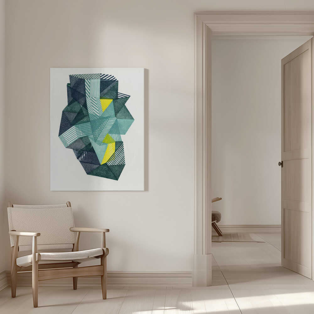 Polygonale Form IV. | Leinwand