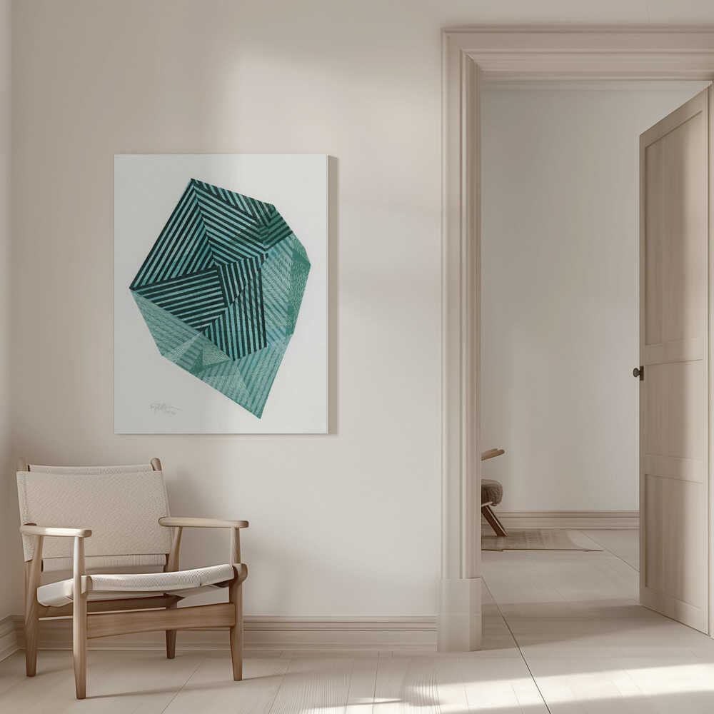 Gestreifter Stein I. | Leinwand