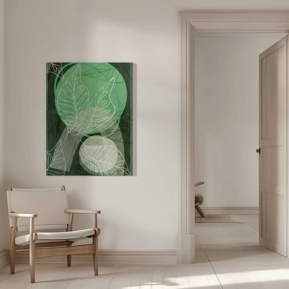 Moonlight Leaves | Canvas