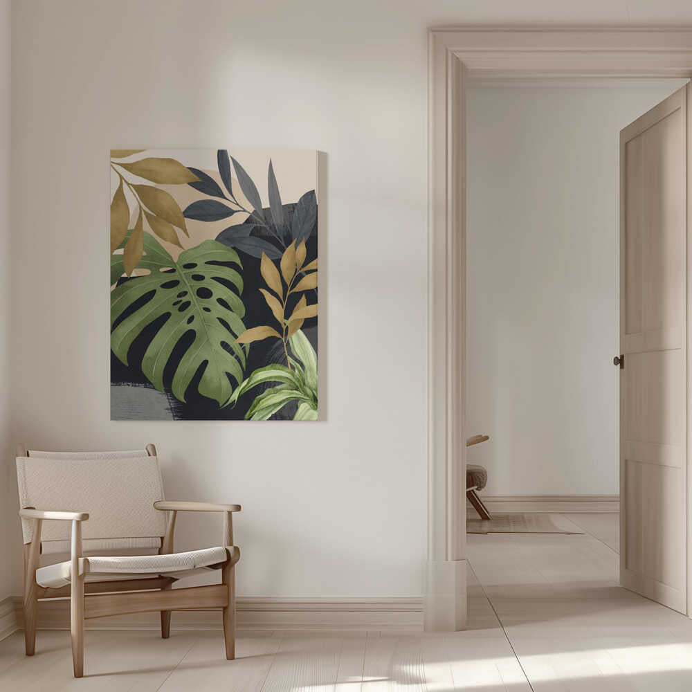 Couches feuillues | Toile