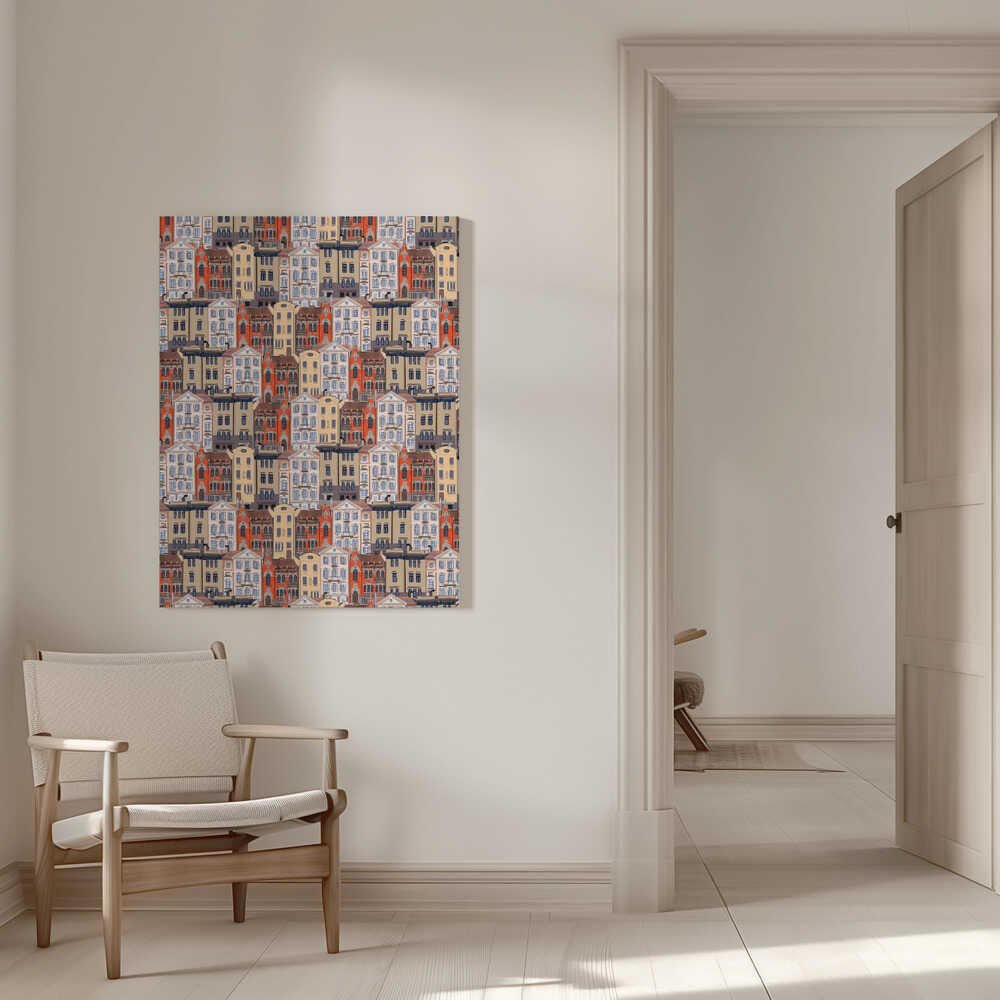 Urbaner Wandteppich | Leinwand