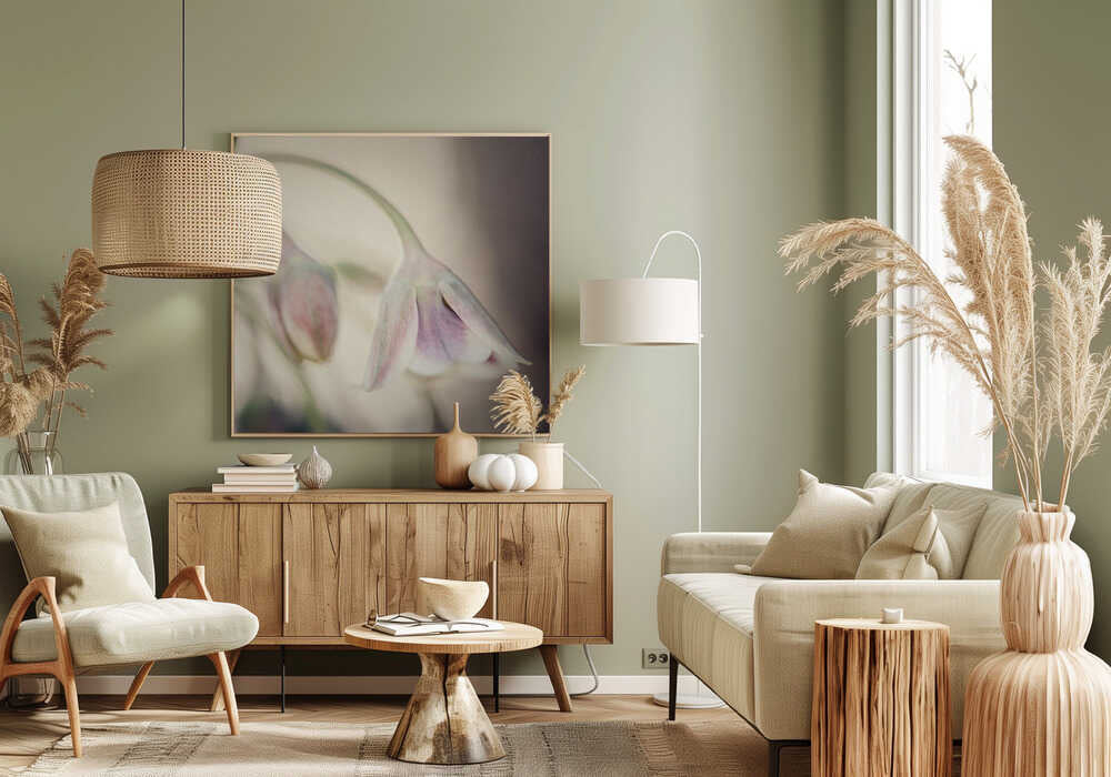 Zarte Rosatöne | Leinwand