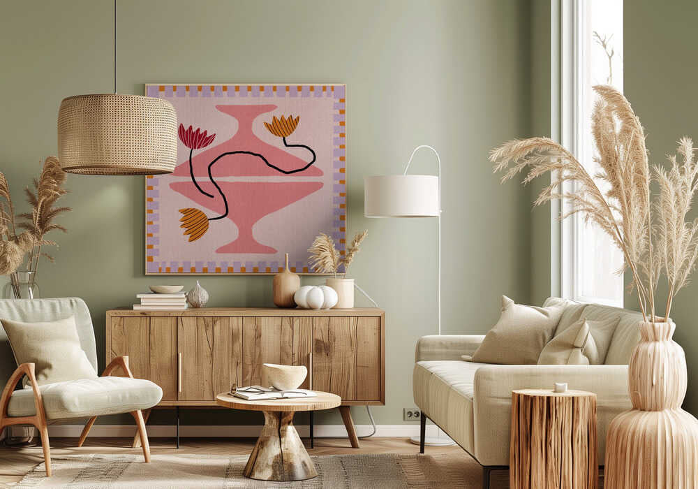 Fleurs hors du vase 8 | Toile