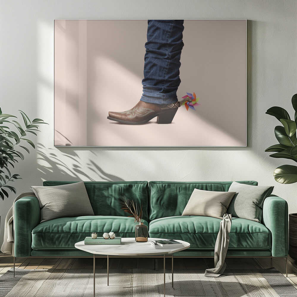 Not Serious Cowboy | Canvas