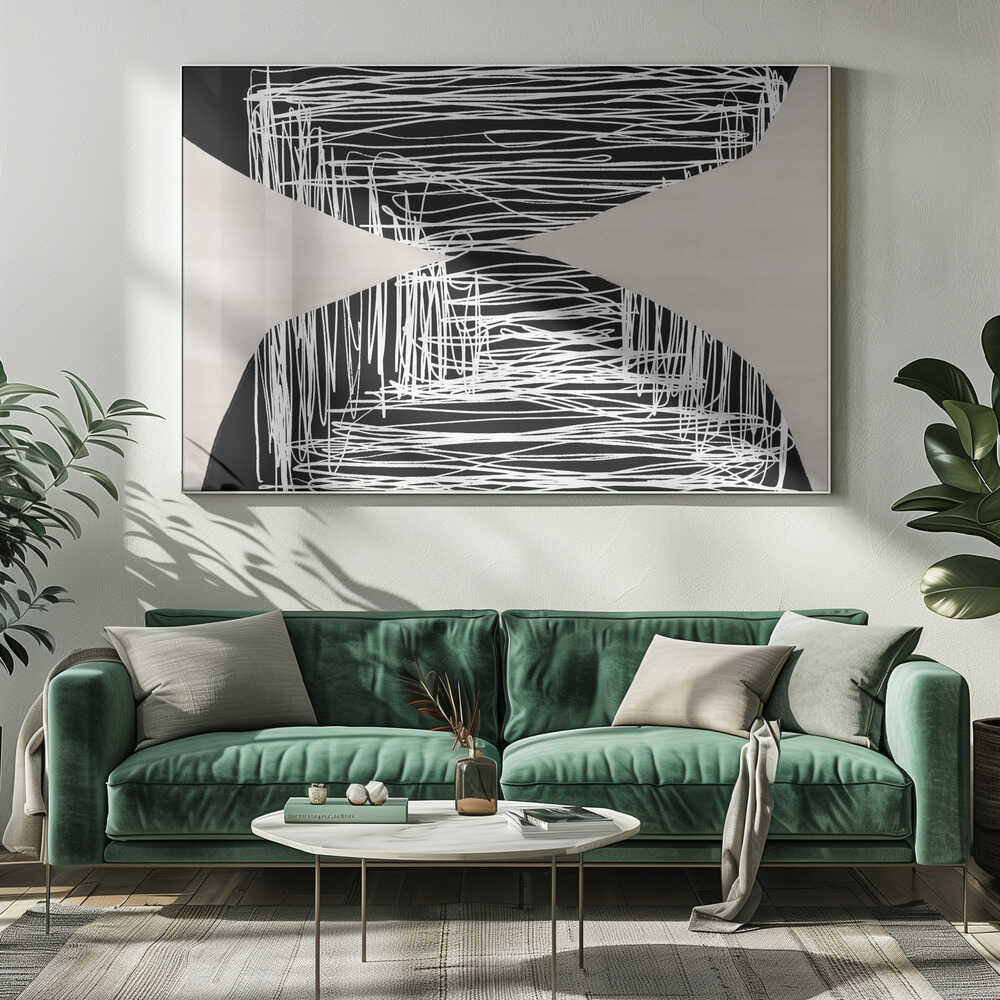 Verschlungene Echos | Leinwand