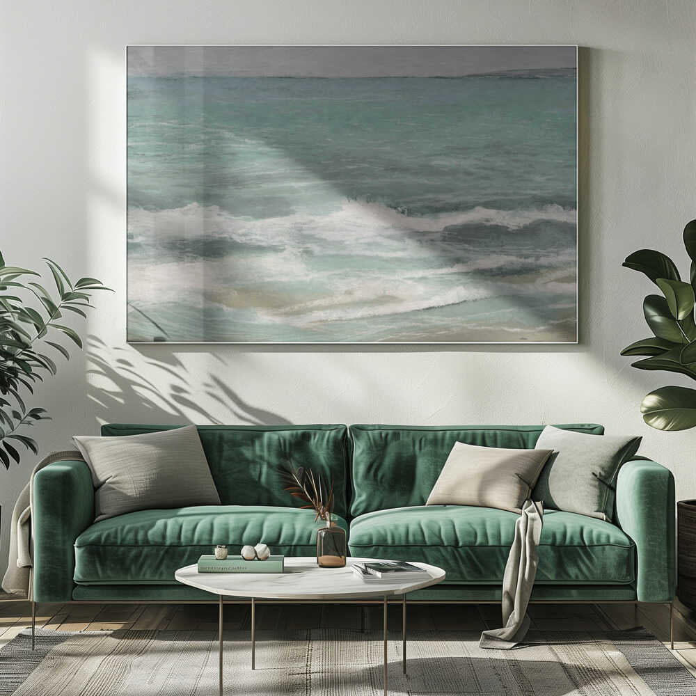 Vagues de la rive est | Toile