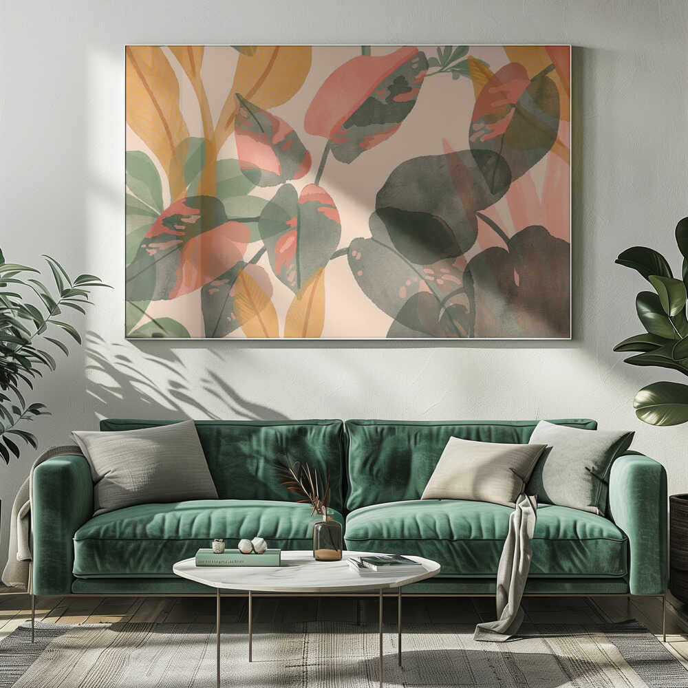 Tropisches Chaos | Leinwand