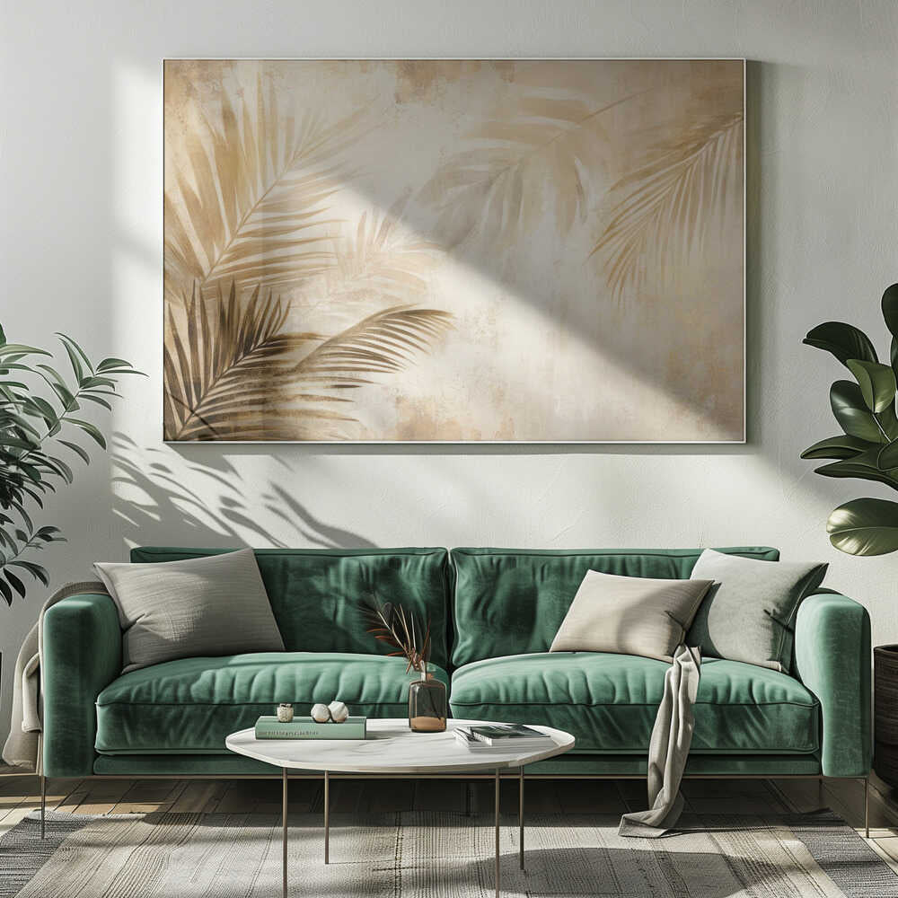Tropical Palm Leaves | Canvas