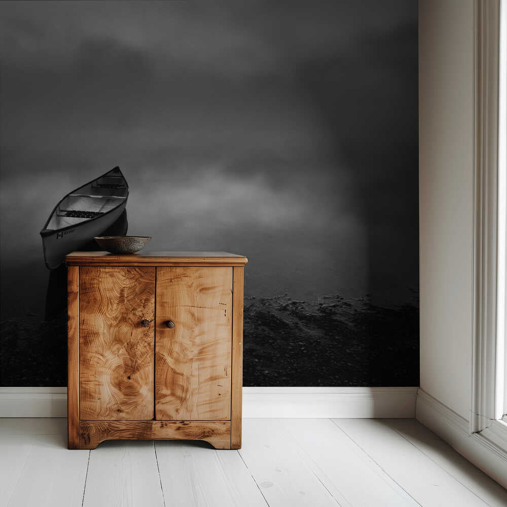 A lonely boat! | Wallpaper