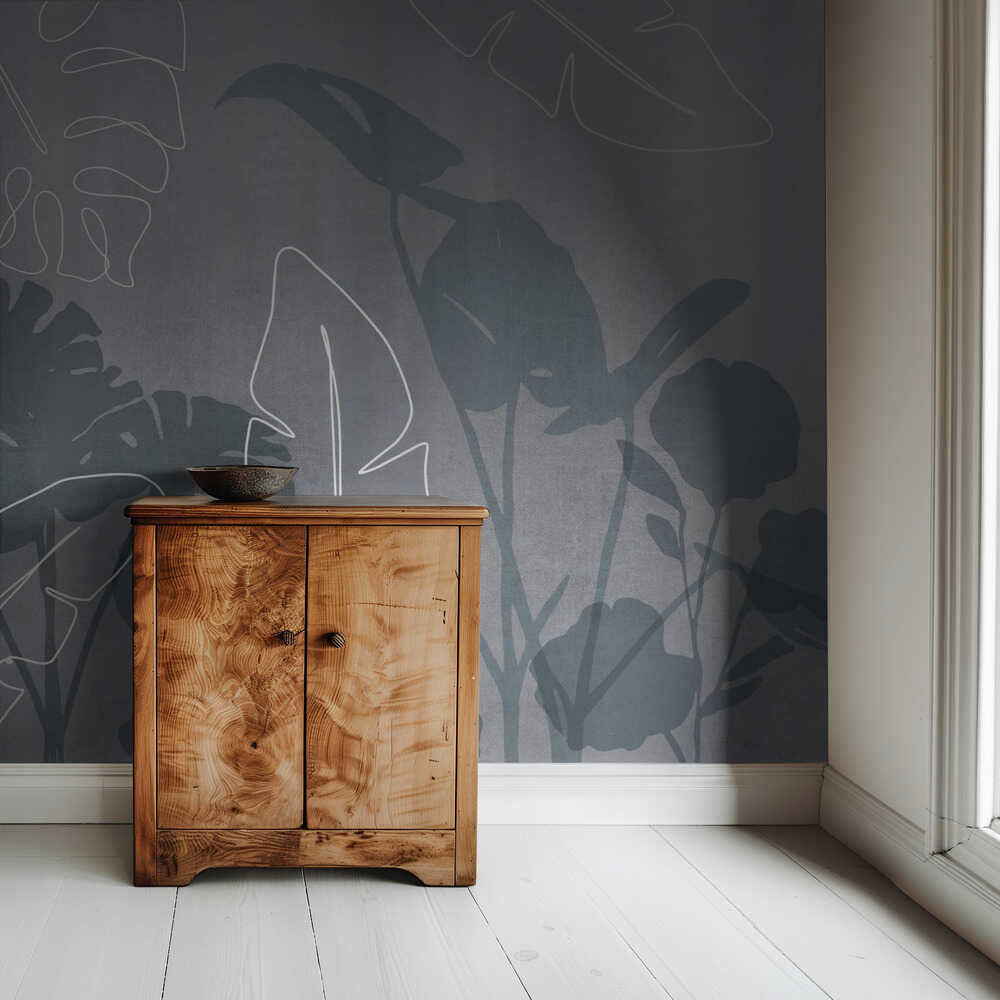 Abstrakte botanische und Linienführung | Hintergrundbild