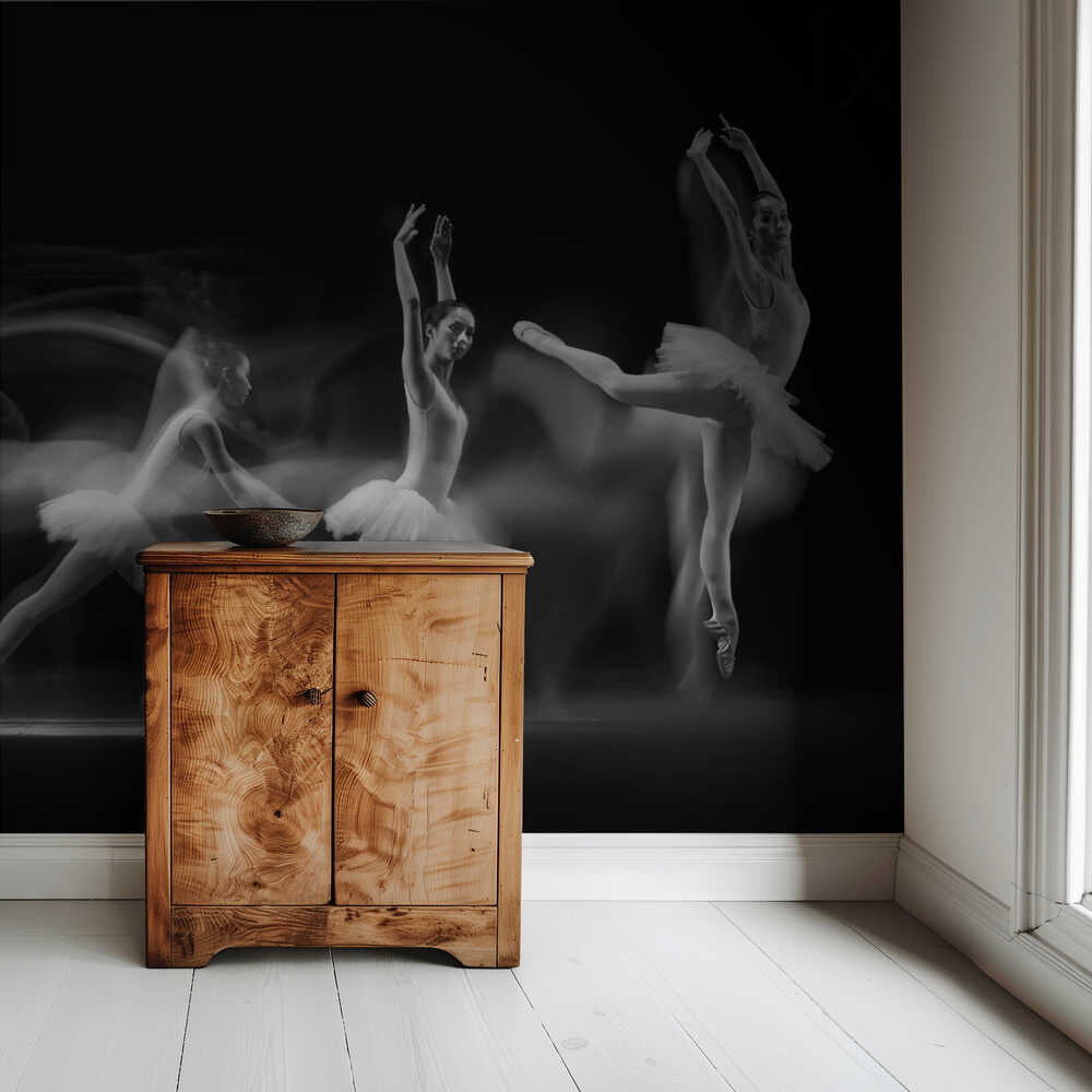 Balerina Art Wave | Hintergrundbild