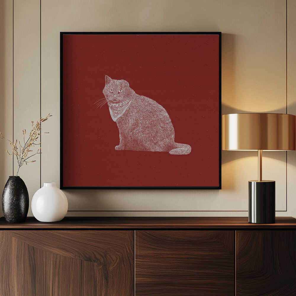 Coole Banditenkatze | Poster