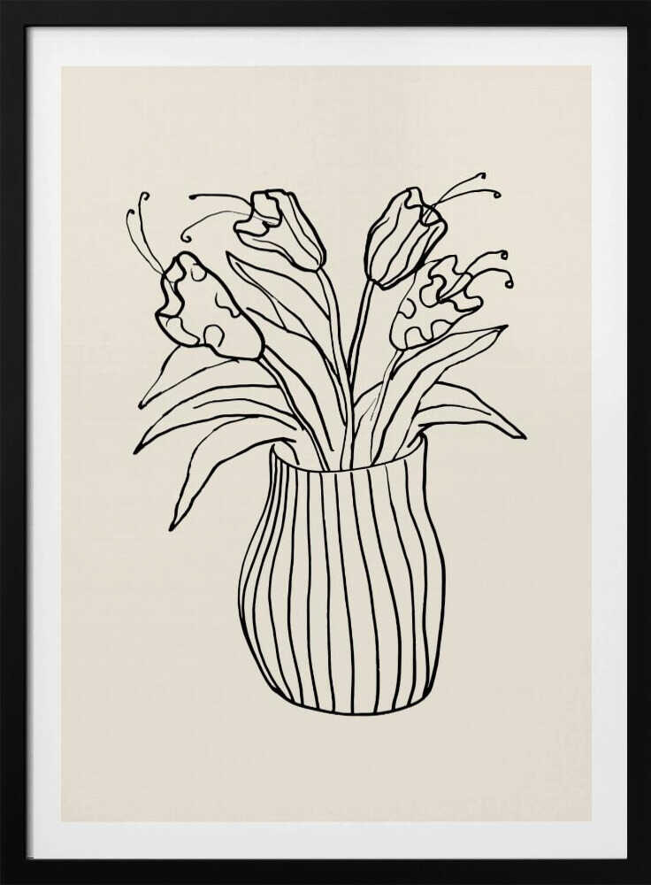 Vase Sketch | Poster