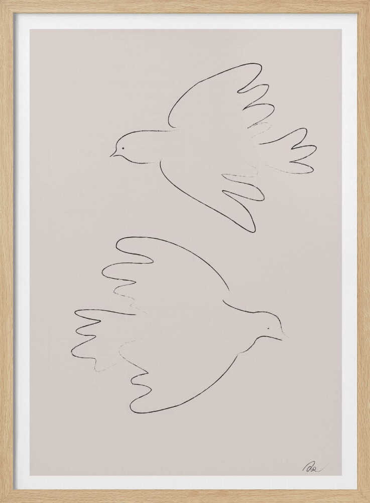 Two Doves | Poster
