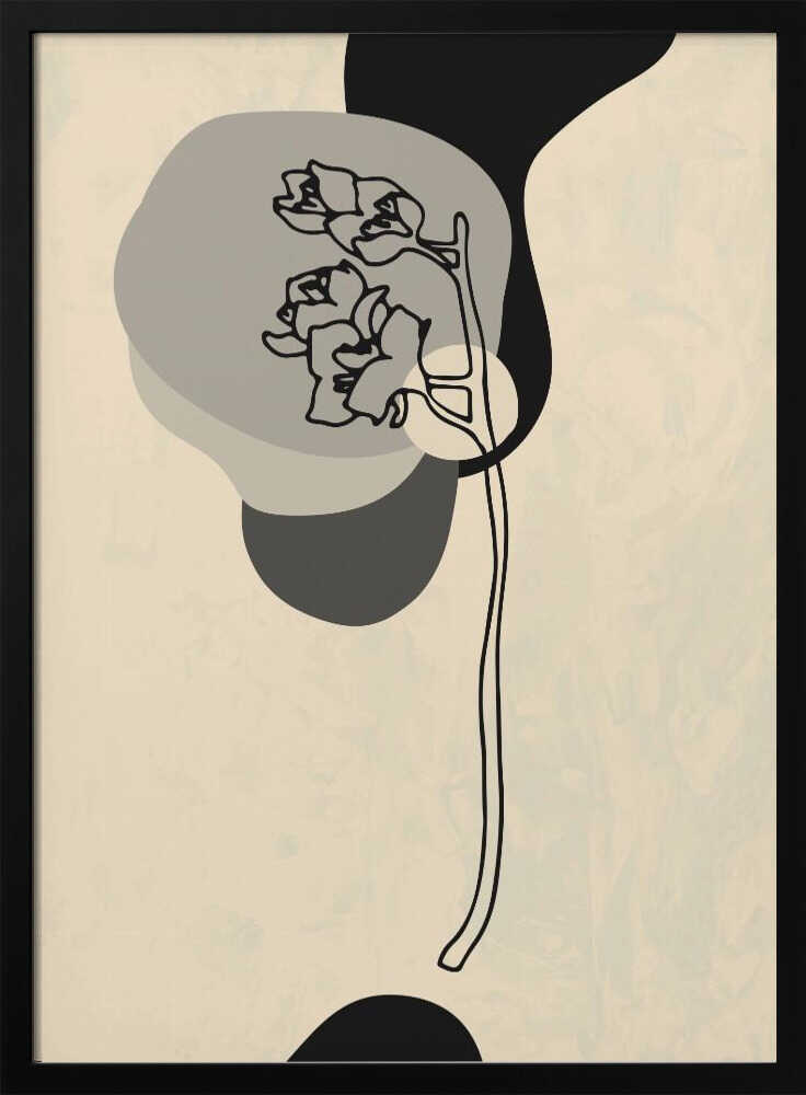 Abstrakte Blume 3 | Poster