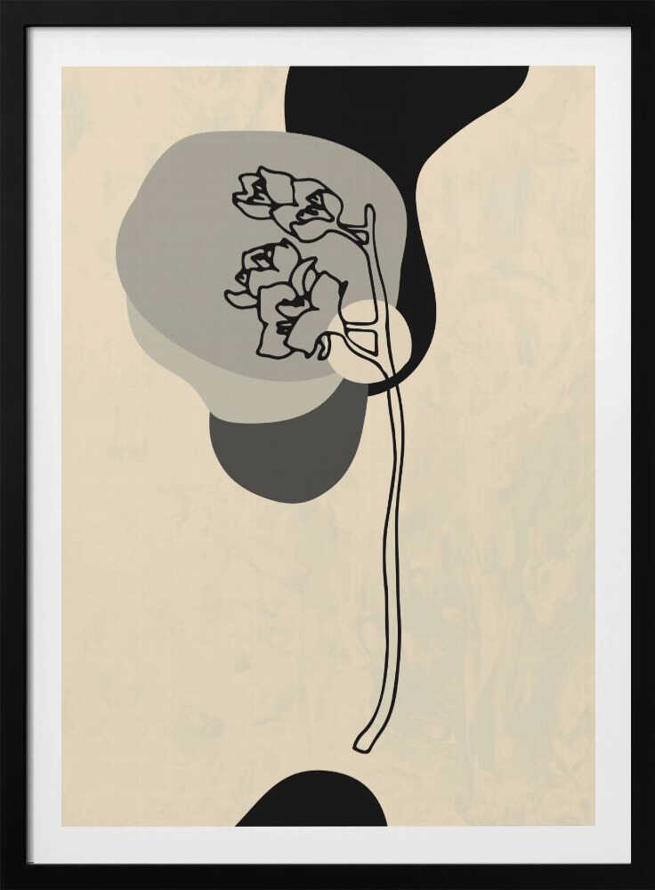 Abstrakte Blume 3 | Poster